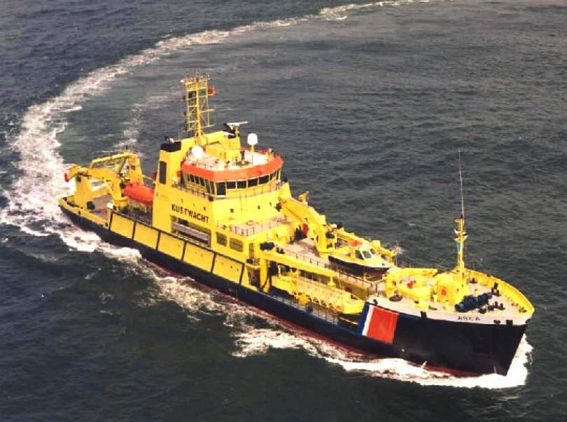 Dutch oceanographic oil spill vessel MV Arca