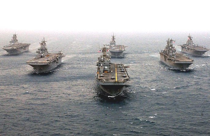 United States Navy, USN amphibious assault warships