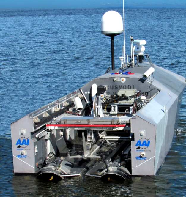 Textron MAPC AAI unmanned robot mine hunter