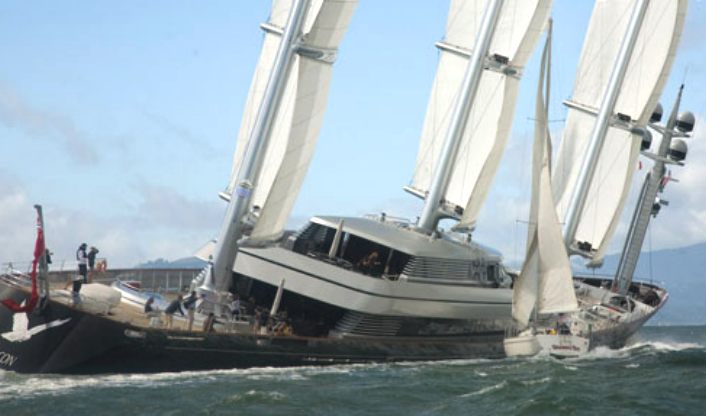 Yacht insurance claim, Maltese Falcon sailing boat accident