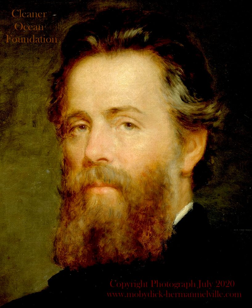 Copyright picture of Herman Melville August 2020