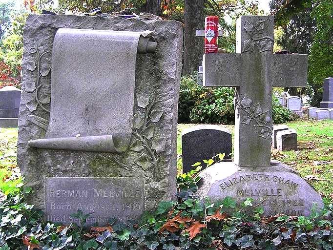 Herman and Elizabeth Melville's graves