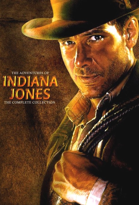 Harrison Ford as Indiana Jones blockbuster film production by George Lucas