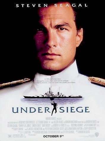 Steven Segal as Casey Ryback - Under Siege movie poster
