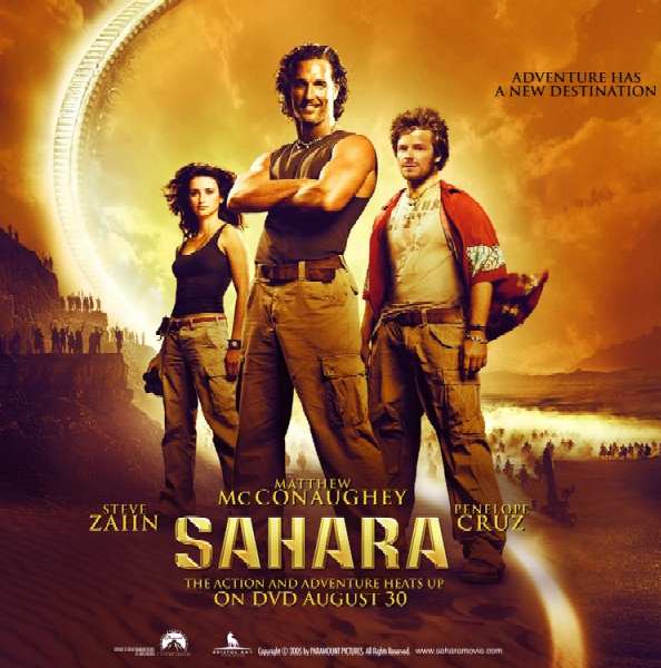 Sahara the movie, with Penelope Cruz