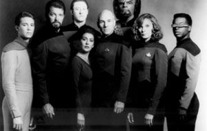 New Generation Star Trek crew members