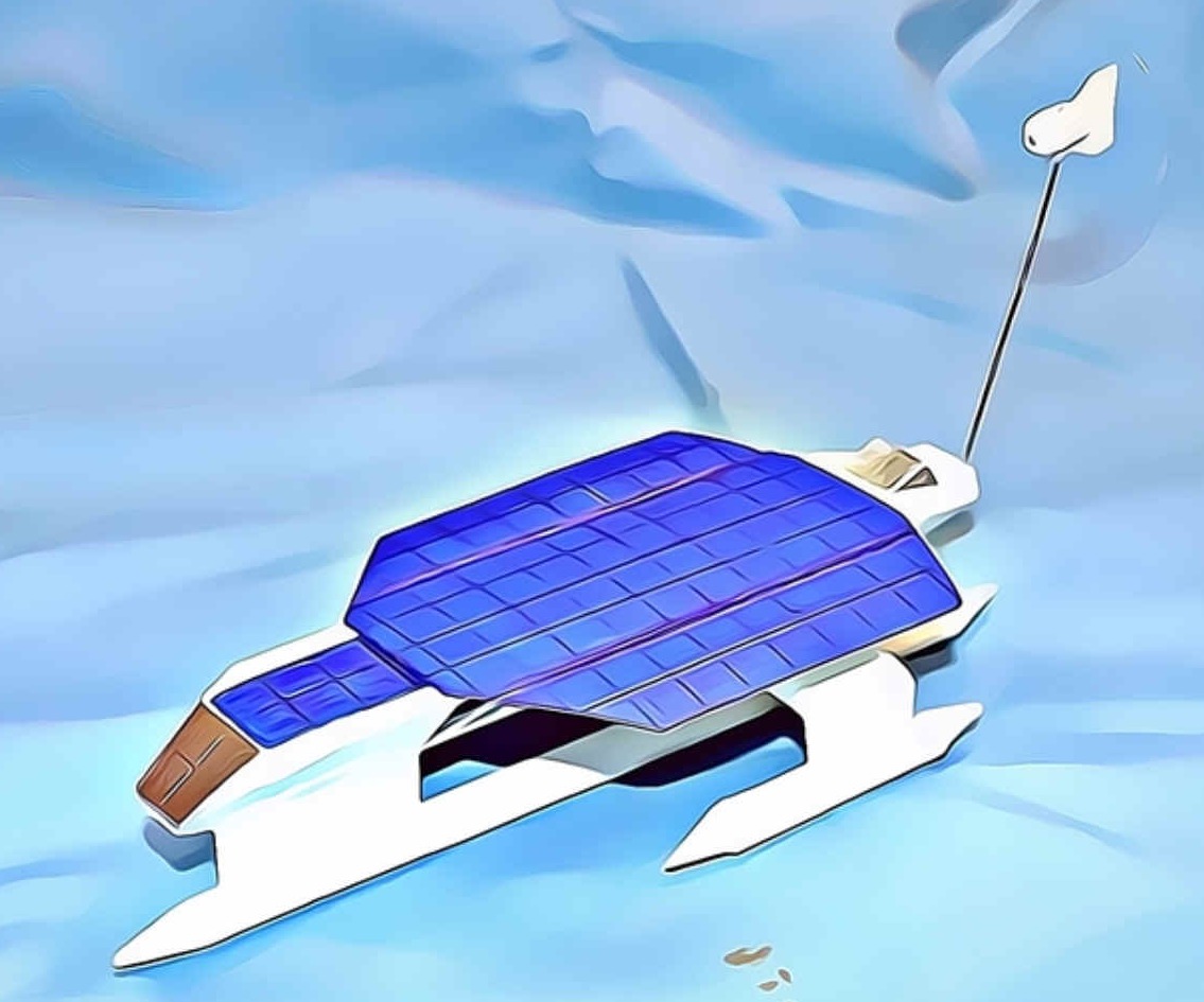 A sexy looking vessel like this sleek solar powered trimaran is sure to get attention wherever she navigates