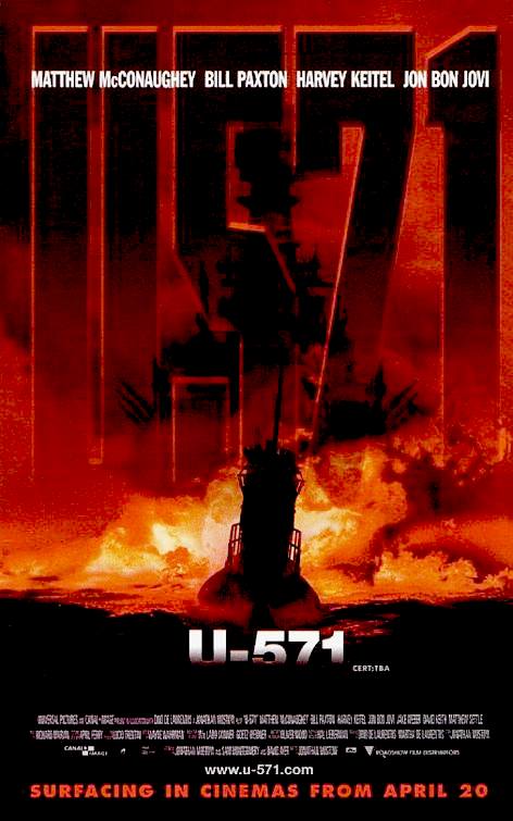 U-571 submarine movie starring Matthey McConaughey