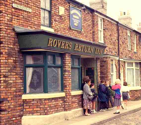 Rover Return Inn Coronation Street TV set