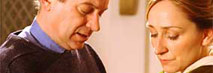 Emmerdale BBC TV soap Ashley and Laurel rocky marriage