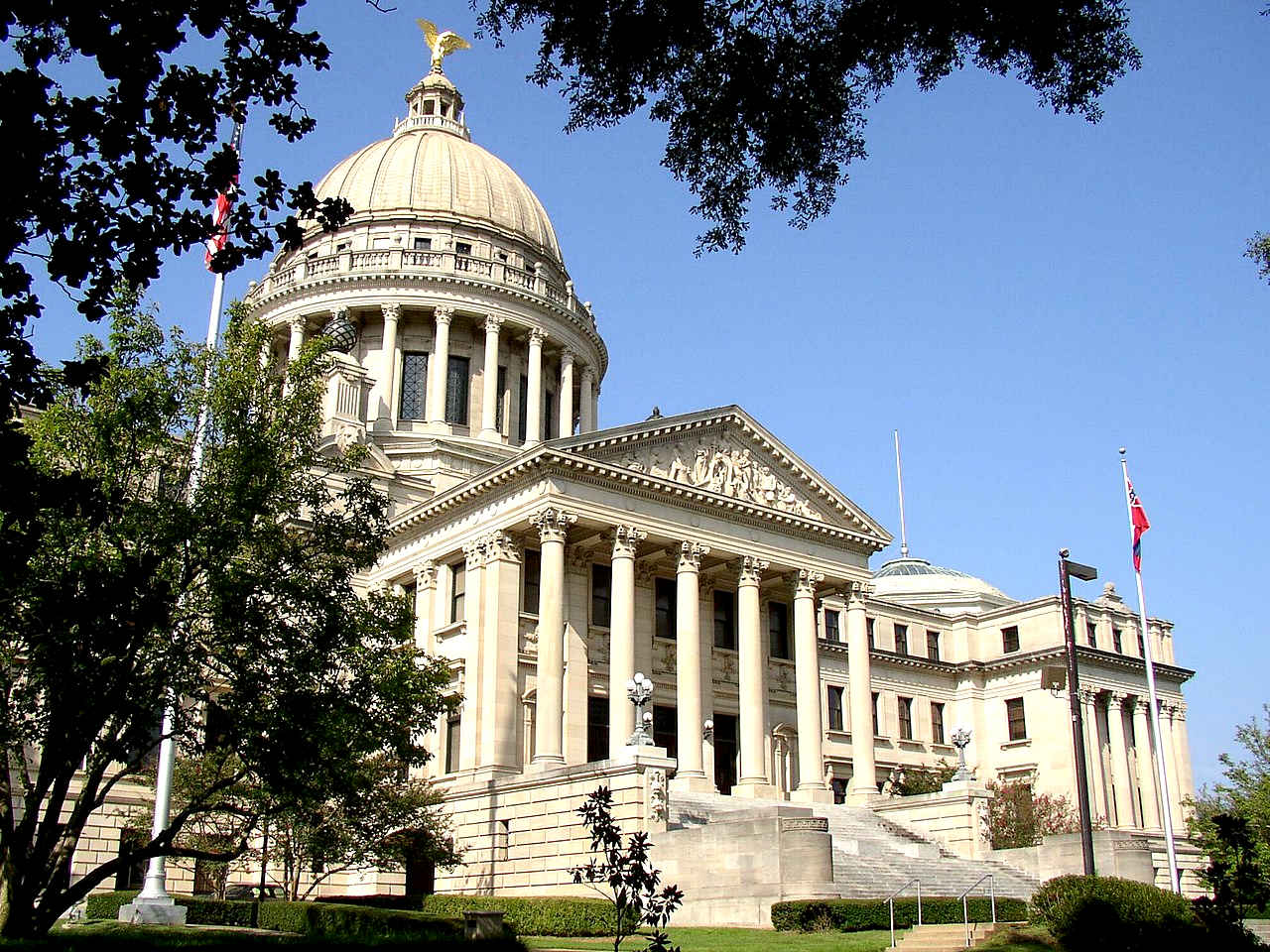The Mississippi State Capitol was designated a National Historic Landmark