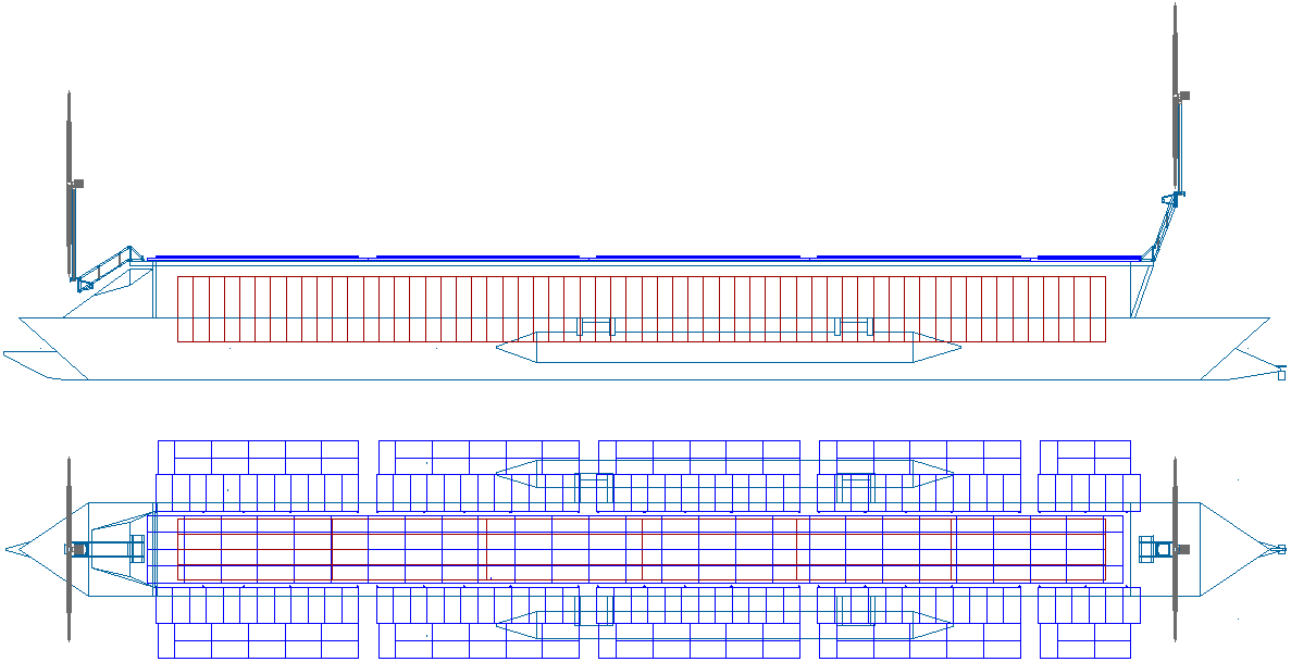 A zero carbon container ship prototype design for Pacific island transport