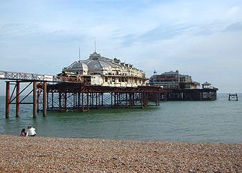 West Pier on a sunny day