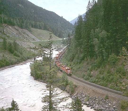 Canadian pacific railway, Yoho national park