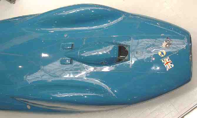 Bluebird CN7 Donald Campbell's car at Beaulieu