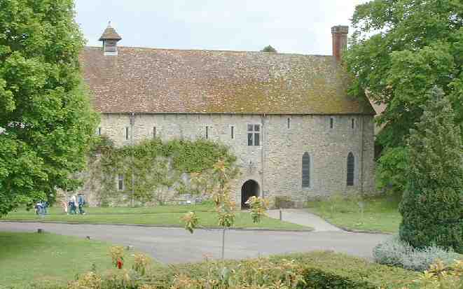 Beaulieu flint barn at the Motor Museum