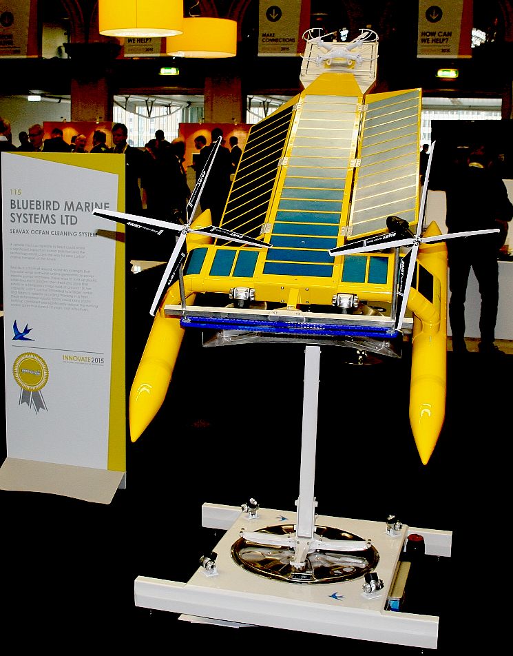 The world's largest vacuum cleaner is an ocean cleaning work boat