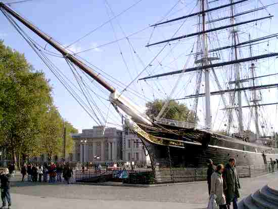 The Cutty Sark at Greenwich maritime museum