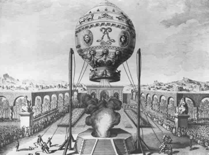 Montgolfier brothers balloon Paris 1783