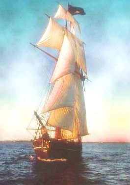 Slave traders Amistad schooner sail boat