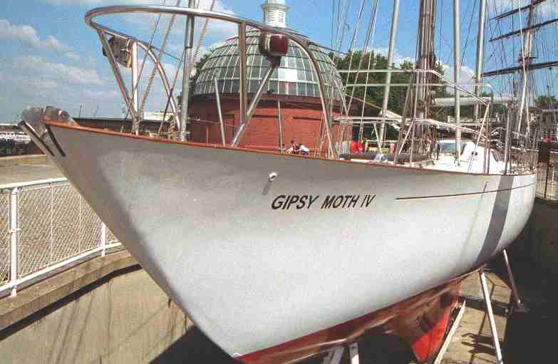 The Gipsy Moth IV at Greewich, London