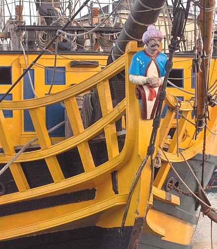 Grand Turk figurehead, HMS Indefatigable