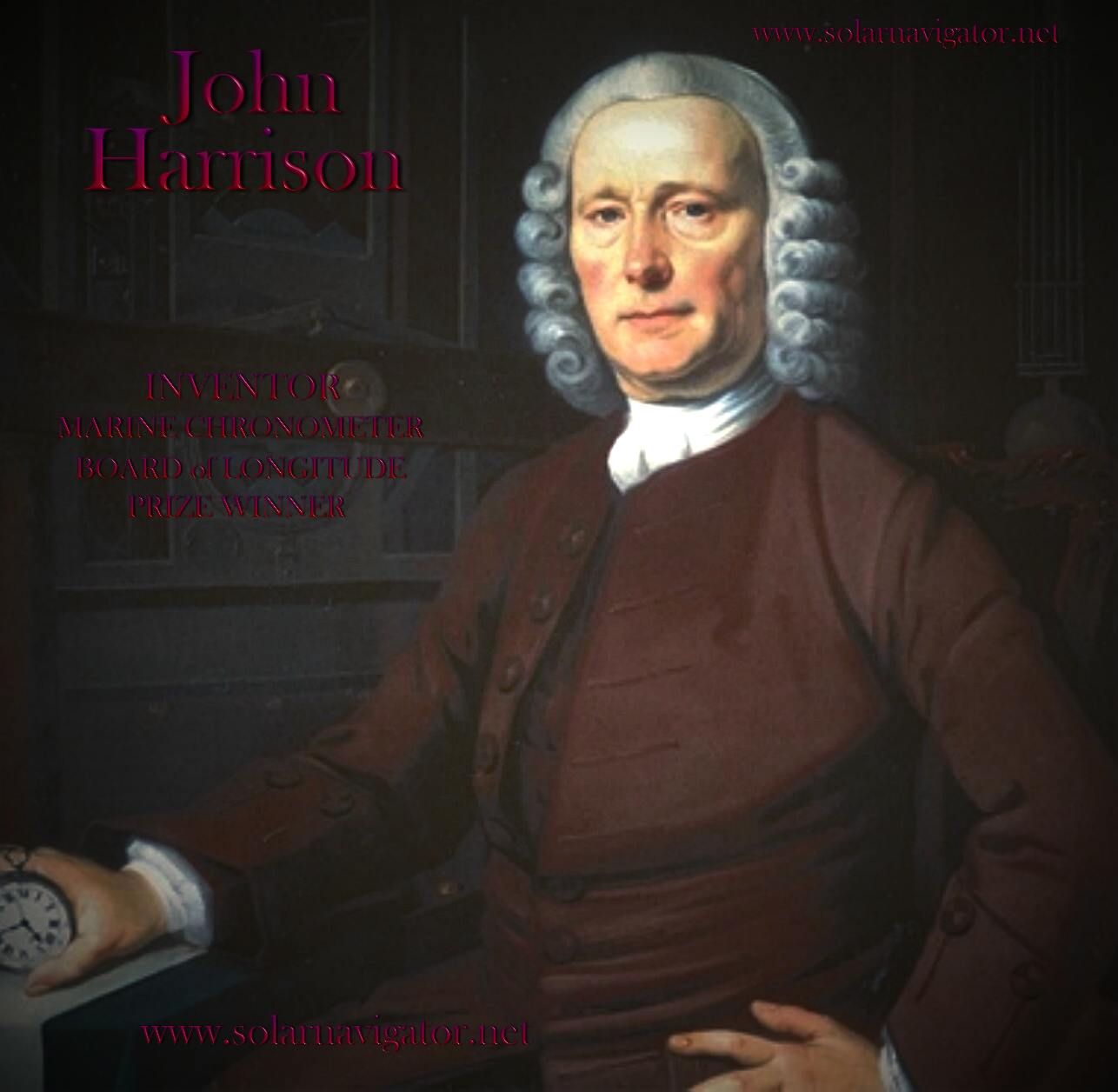Portrait of John Harrison, inventor of the Marine Chronometer, Board of Longitude