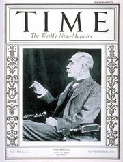 Cover of Time Magazine (September 27, 1926)