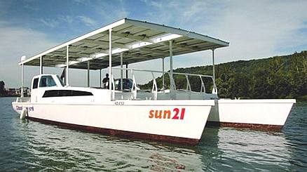 Sun 21 transatlantic solar catamaran