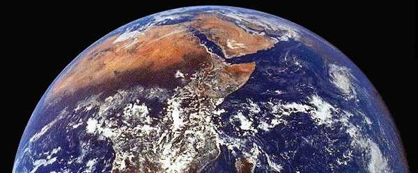 The Earth as seen from space