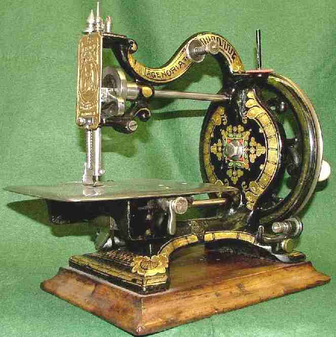 Maxfiled Agenoria sewing machine Alex Askaroff collection, Sussex