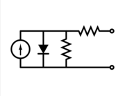 Equivalent circuit of a solar cell