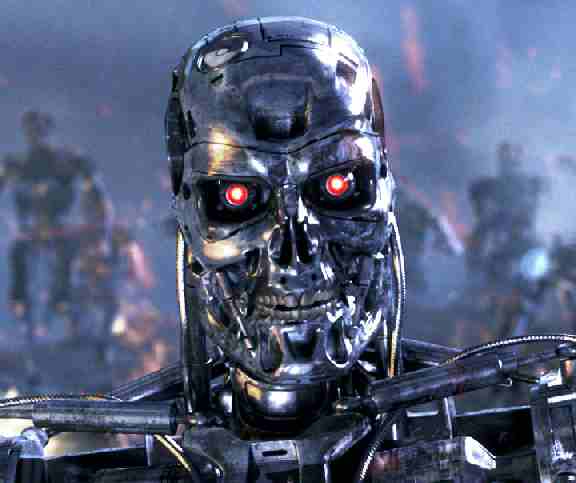 The Terminator cybernetic killing machine
