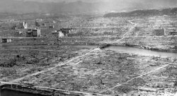 Hiroshima, following the atomic bombing