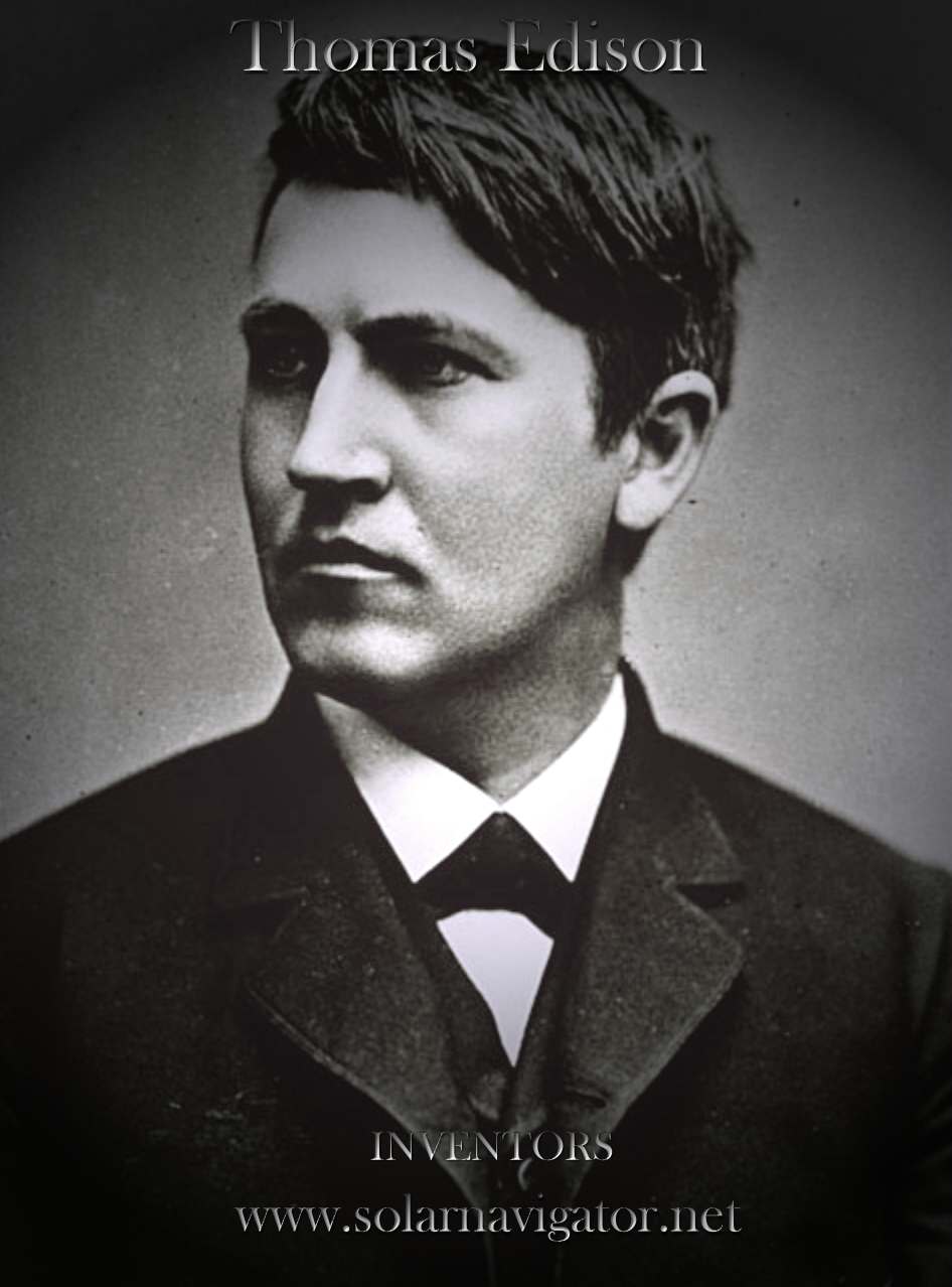 Thomas Edison, inventor of the electric light bulb