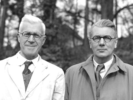 Sir Barnes Neville Wallis and Michael Redgrave