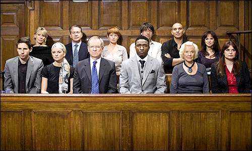 BBC television The Verdict - Jury
