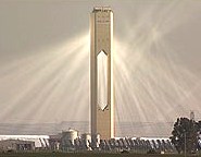 Solar Tower - Abengoa is a technological company that applies innovative solutions for sustainable development in the infrastructures, environment and energy sectors