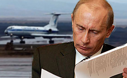 Vladimir Putin leaves Mosco for Germany G8 summit