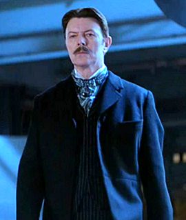 David Bowie as Nikola Tesla in th film The Prestige