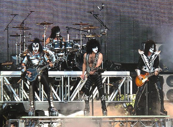 KISS zany rock band
