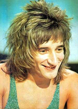 A young Rod Stewart, New Faces