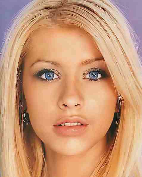 Christina Aguilera portrait photograph