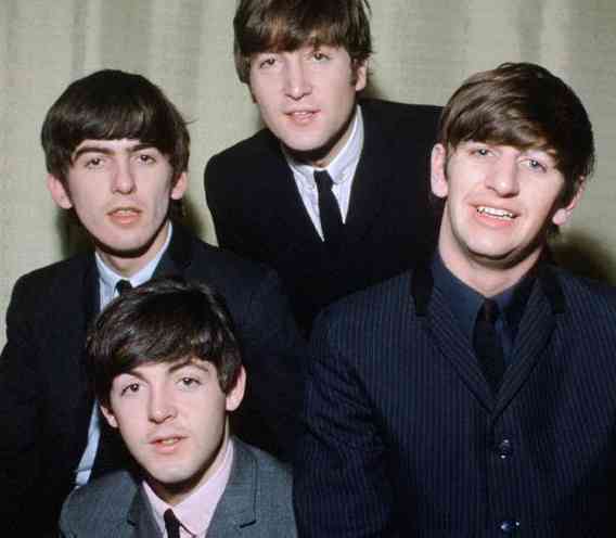 The Beatles pop group - George, Paul, John and Ringo
