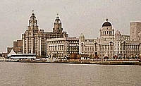 Liverpool, the river Mersey - the Beatles hometown