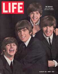 The Beatles on the cover of Life magazine