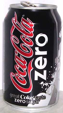 Coca Cola Zero sugar Coke can