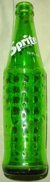 Glass bottle of Sprite 10 fluid ounces