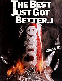 Coke, the taste just got better slogan 1985