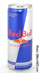 Red Bull energy drink original aluminum can